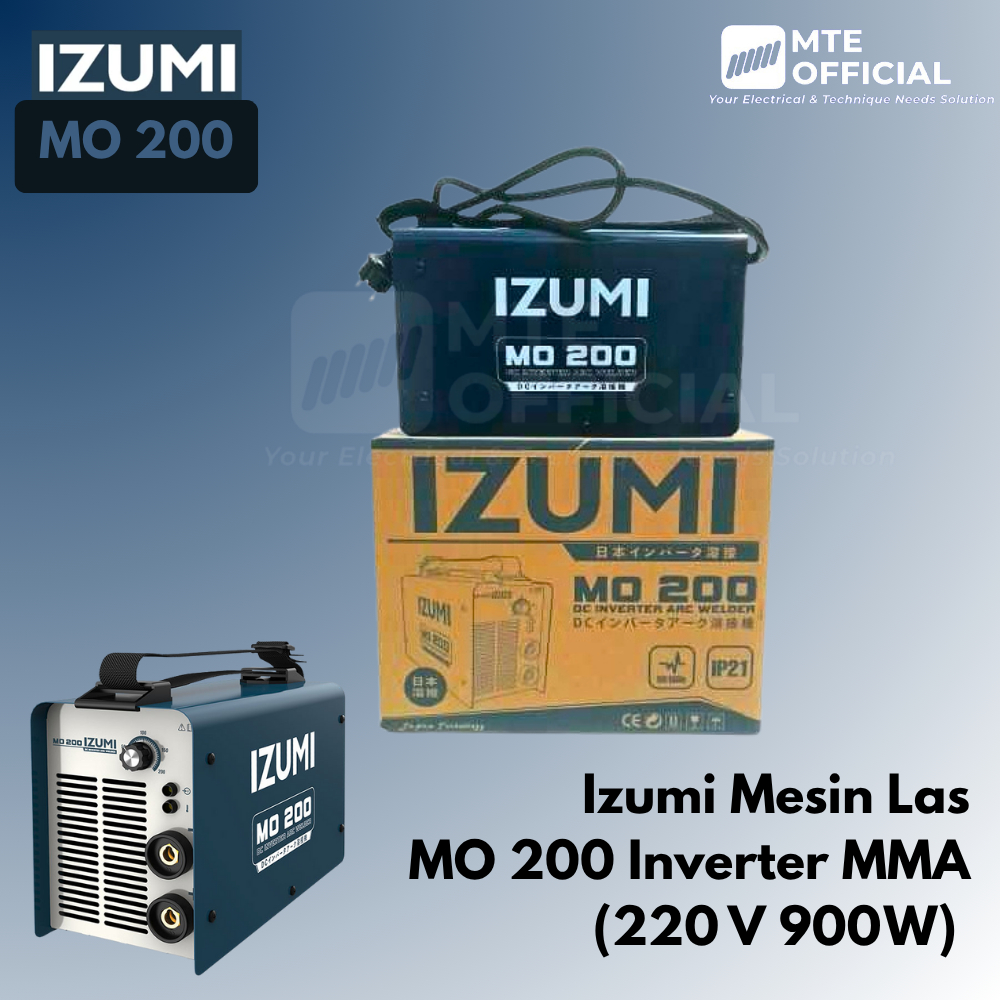 Mesin Las Inverter IZUMI MO200 Travo Las Listrik 900 Watt