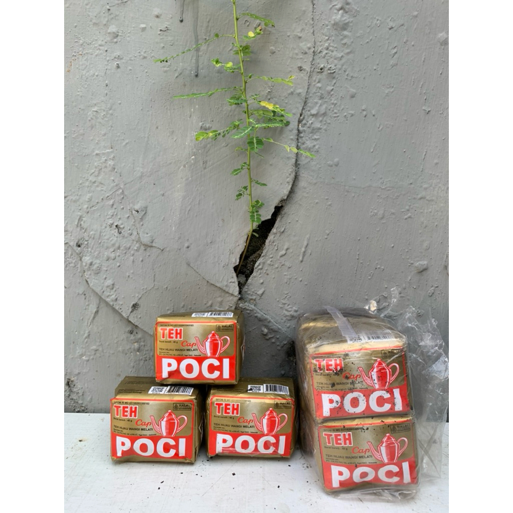 

teh cap poci hijau 7 pics x 40gram