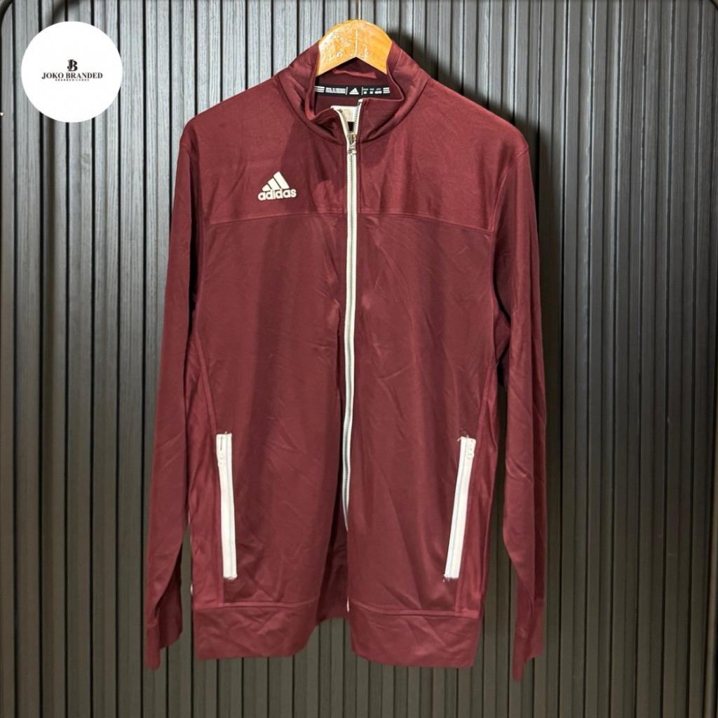 Tracktop Adidas Warna Merah Maroon Unisex