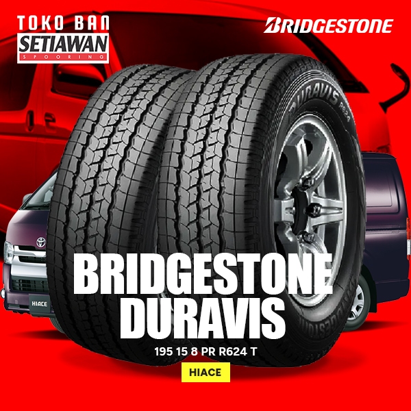 Ban Mobil Hiace 195/R15 Bridgestone Duravis R624