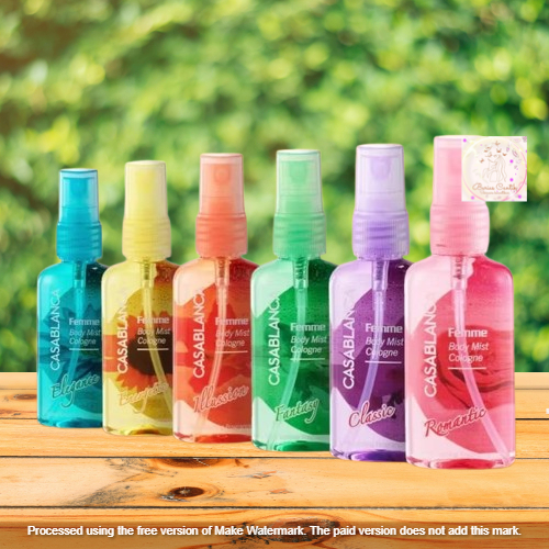 Casablanca Femme Body Mist Cologne 50ML All Variants / Parfum Casablanca
