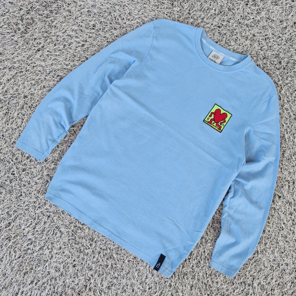 TS12 keith haring long sleeve shirt original kaos lengan panjang keith haring