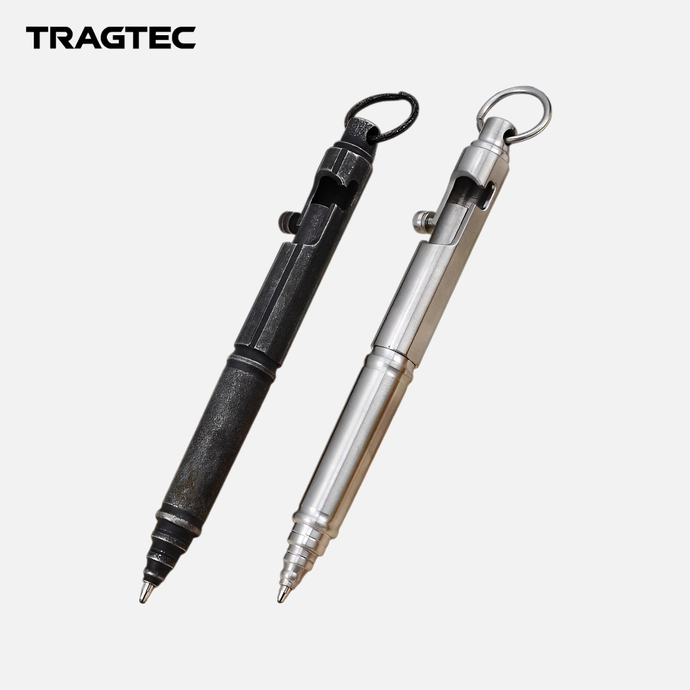 

TRAGTEC EDC Tactical Bolt Action Heavy Duty Stainless Steel Ballpoint Pen Alat Tulis Pulpen