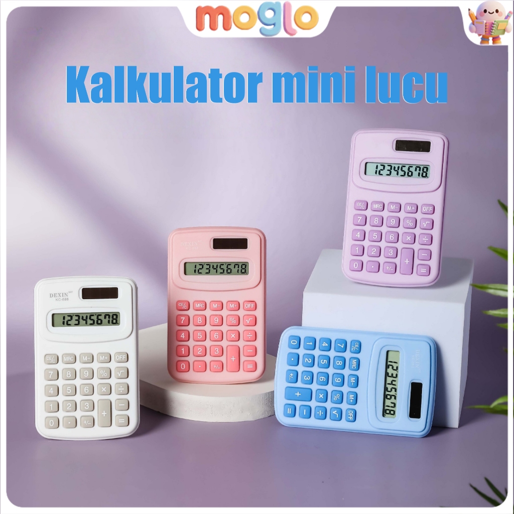 

Kalkulator Surya Kartun Mini - Lucu, Fresh & Genggam Mudah Bawa, untuk Siswa, Kantor & Akuntansi