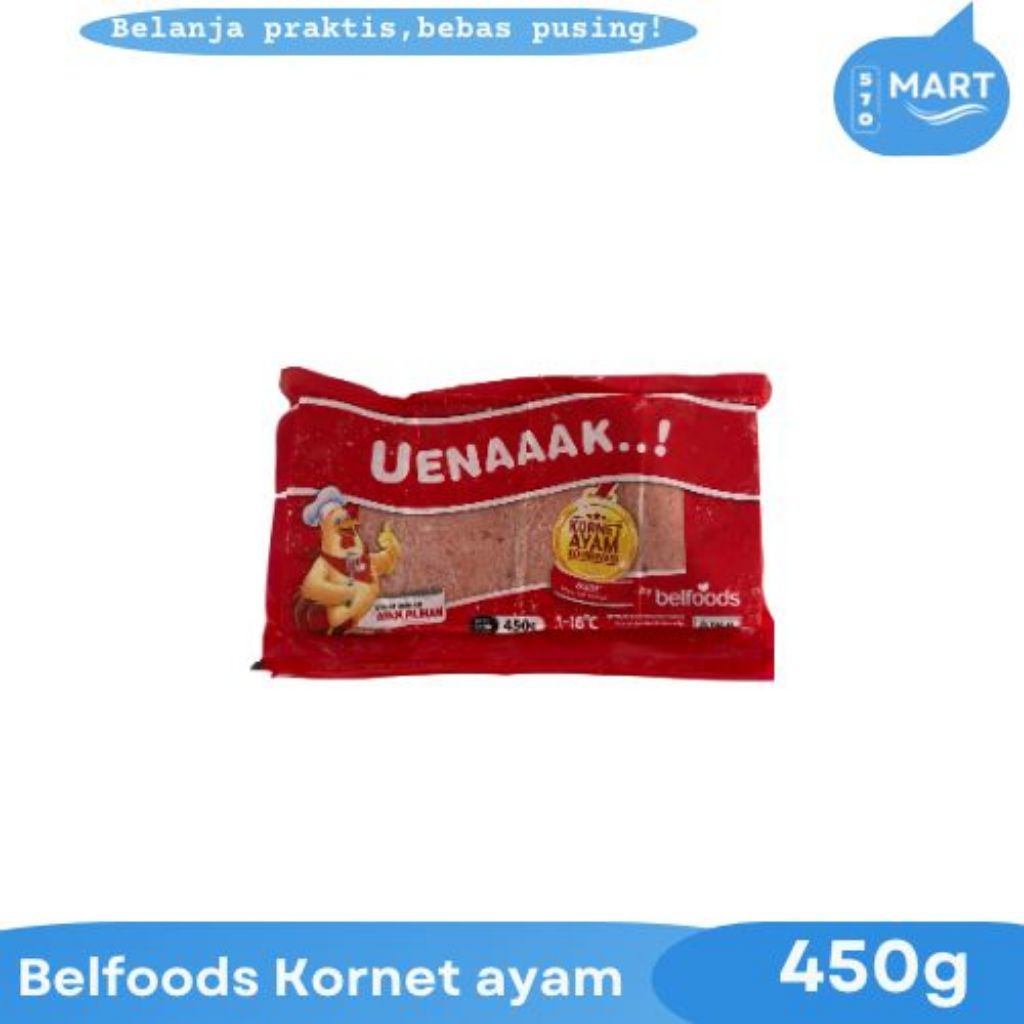 

belfoods kornet ayam cincang chicken korned 450gr