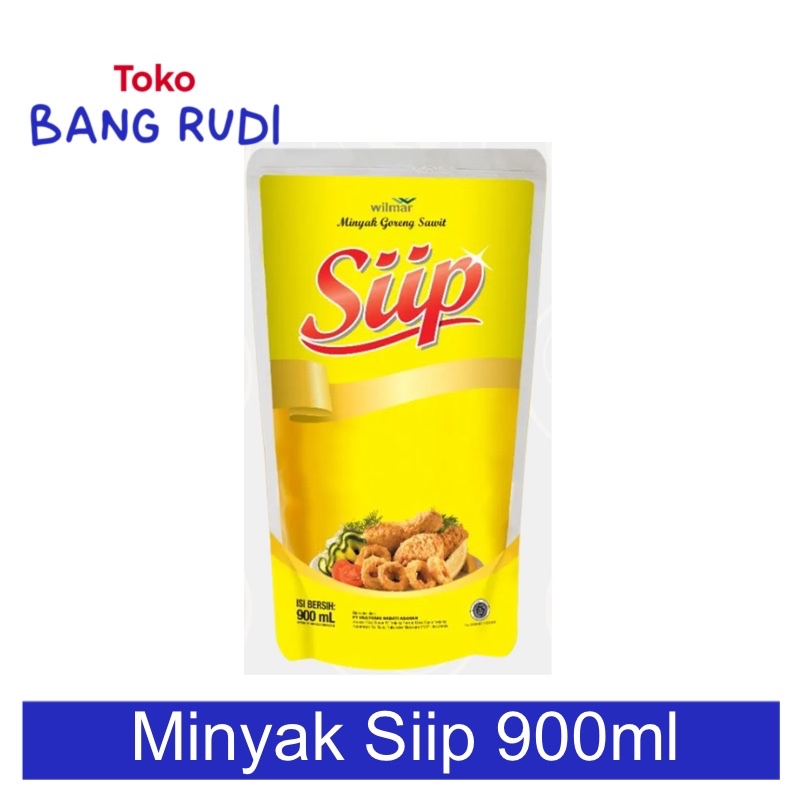 

TBS SIIP Minyak Goreng ukuran 900 ml Kemasan Pouch