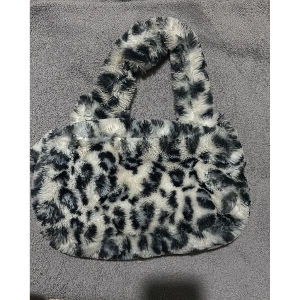 preloved shoulder bag leopard