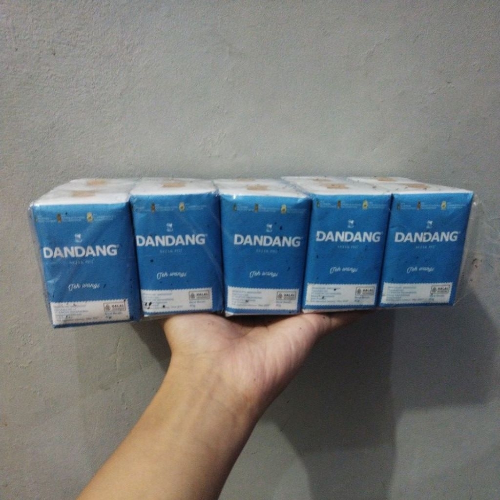 

1 Slop/Press - 10pcs Teh Dandang Biru 40gr Tabur Tubruk Teh Wangi Khas Solo