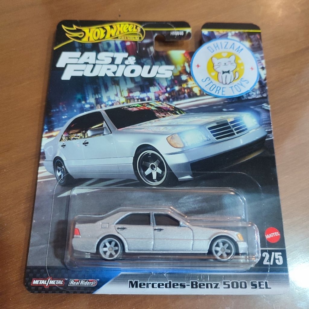 Hotwheels Premium Mercedes Benz 500 SEL Plus Protektor