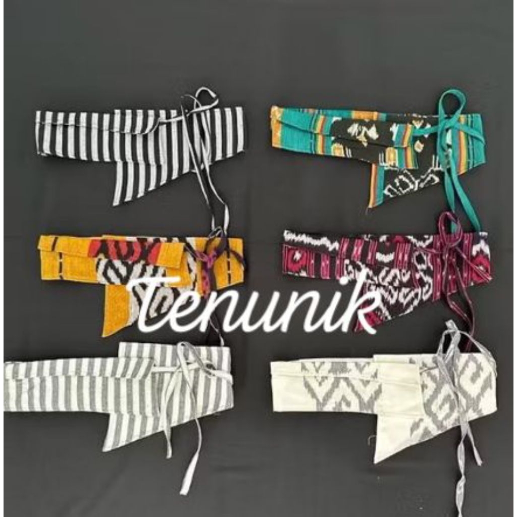 obi belt tenun - obi tenun - ikat pinggang tenun - belt wanita