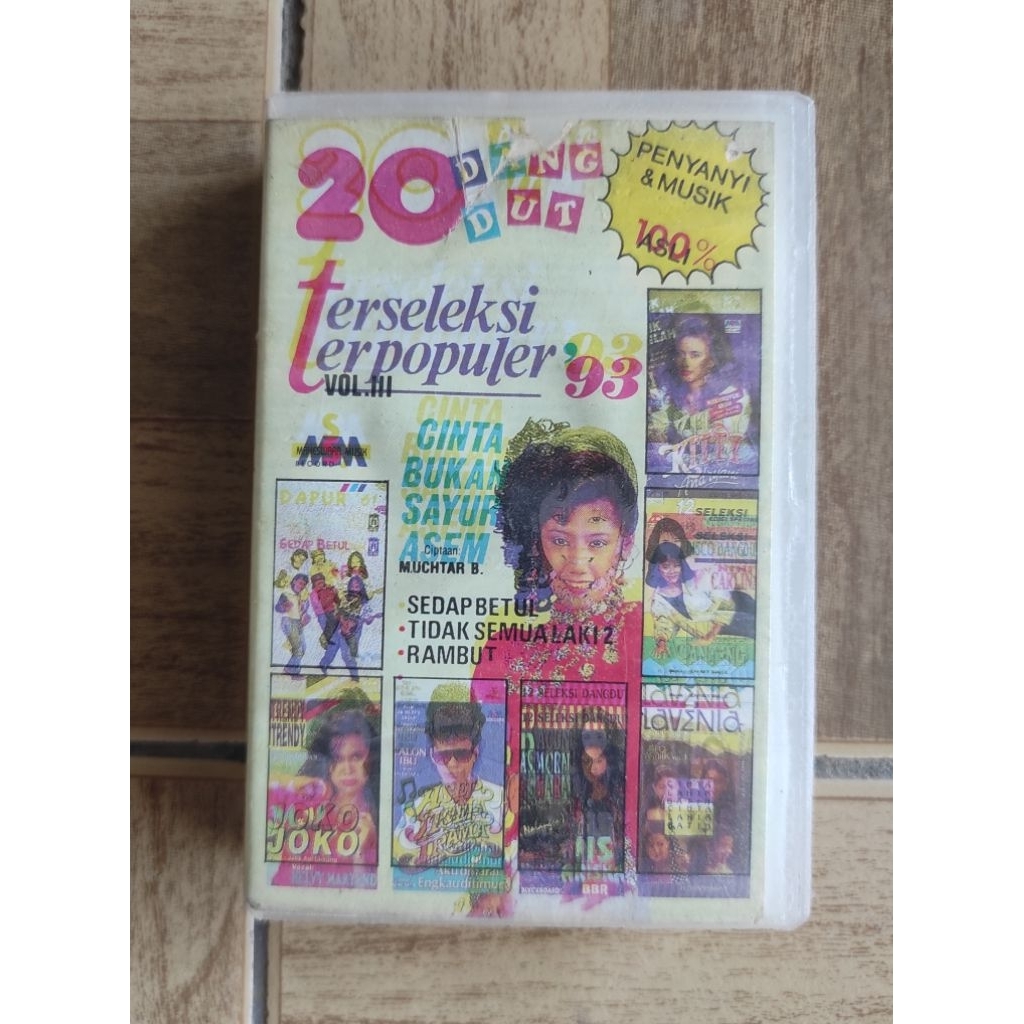 kaset pita 20 dangdut terseleksi,terpopuler 93,vol.3