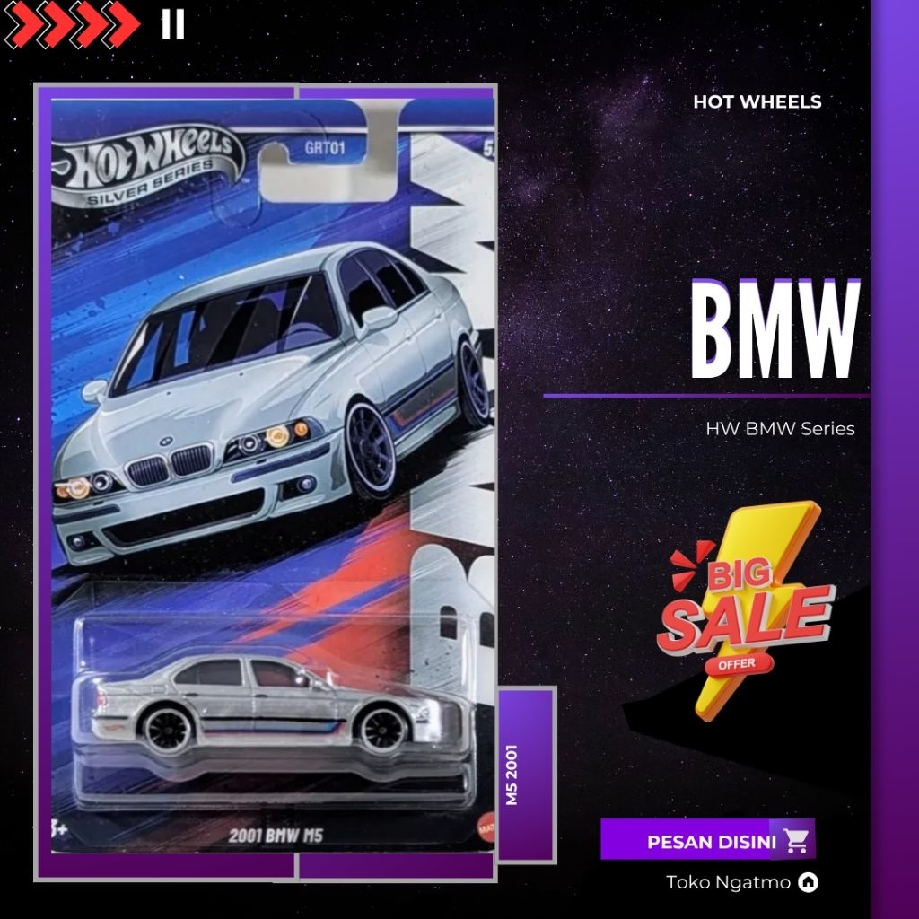 Hot Wheels BMW Series " 2001 BMW M5 "