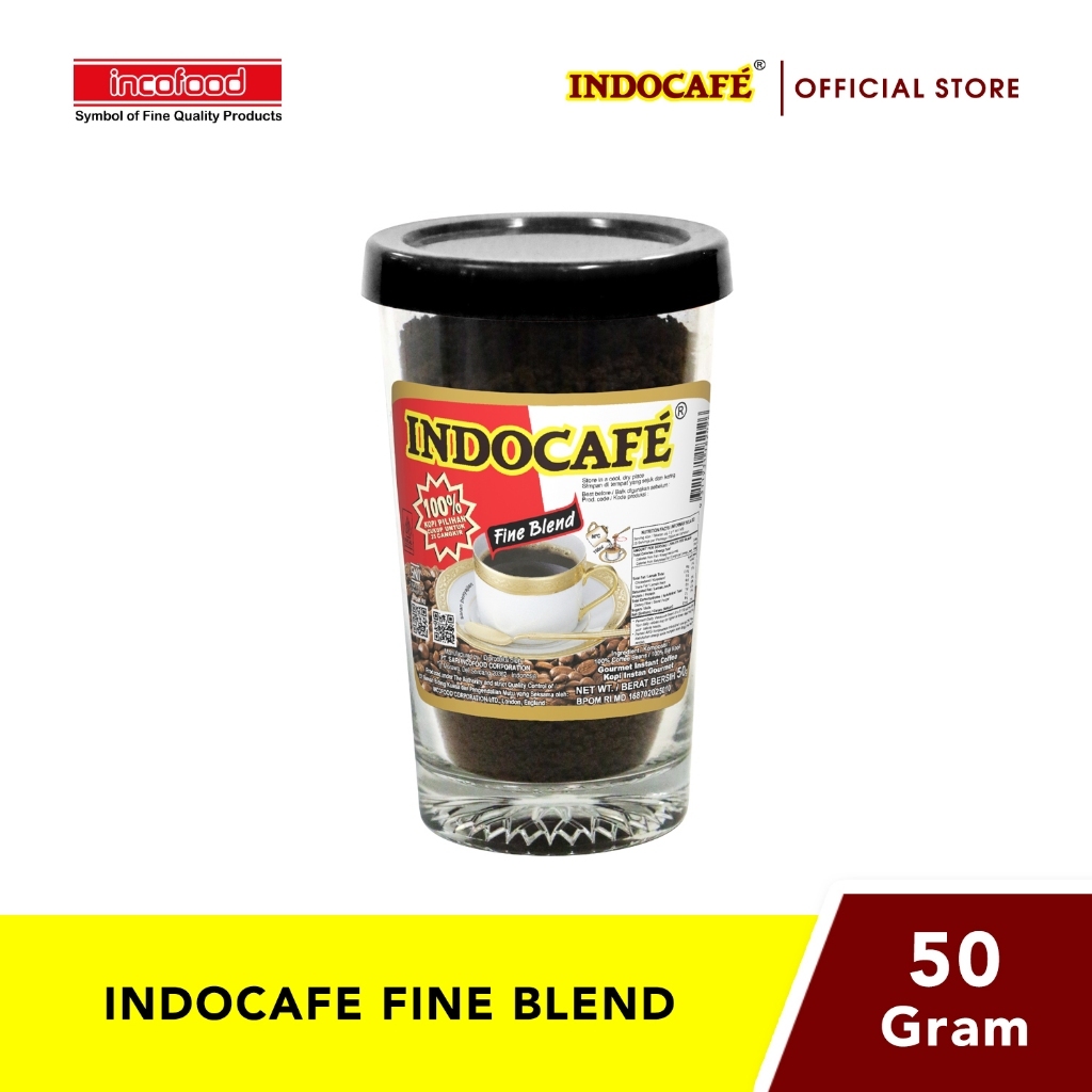 

[oddsolshop] pekanbaru/Indocafe Fine Blend 50GR Aroma Wangi Coffee Powder Drink Bubuk Serbuk Kopi
