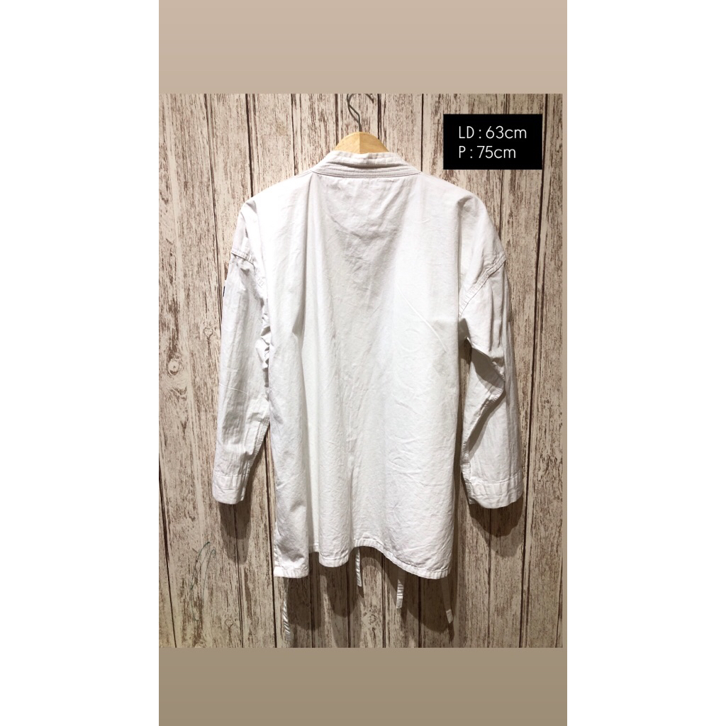 [B157]PRELOVED BAJU KARATE WARNA PUTIH TANPA CELANA