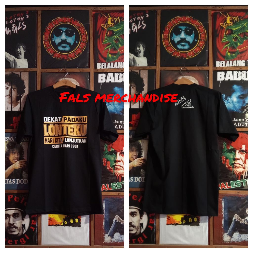 kaos iwan fals original serdadu lonteku