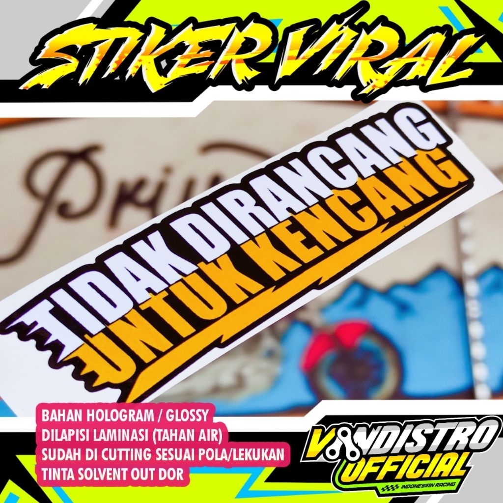 

TIDAK DIRANCANG UNTUK KENCANG