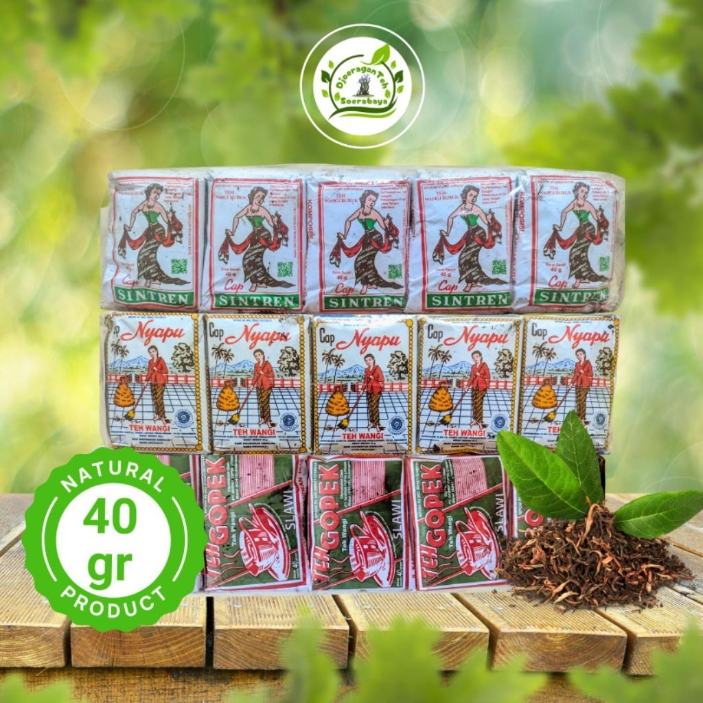 

PAKET TEH KHAS SOLO; SINTREN NYAPU GOPEK (SLOP) 40g x 30 pcs