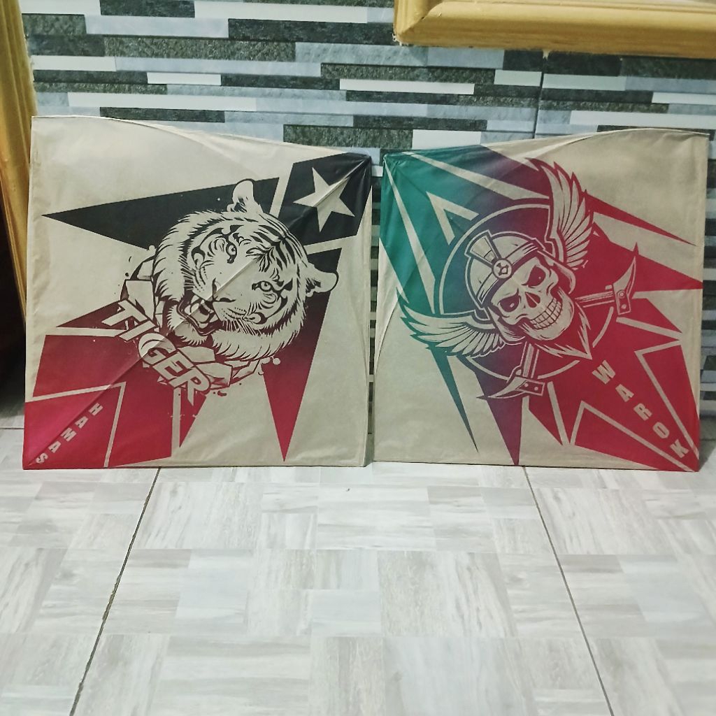 layangan aduan model sukhoi layangan standart (50pcs)