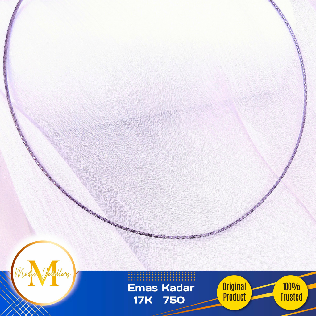 MODIS JEWELLERY - Kalung Choker BlackGold  - Emas 17K 750