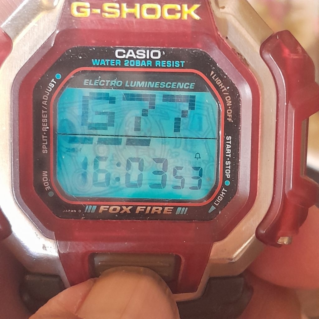 Rare Vintage Casio G Shock Gundam DW 8120 Rolling stone