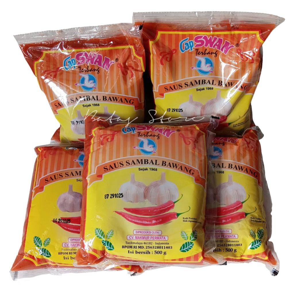 

Saus Sambal Bawang Cap Swan Kemasan 500g | Saus Bantal