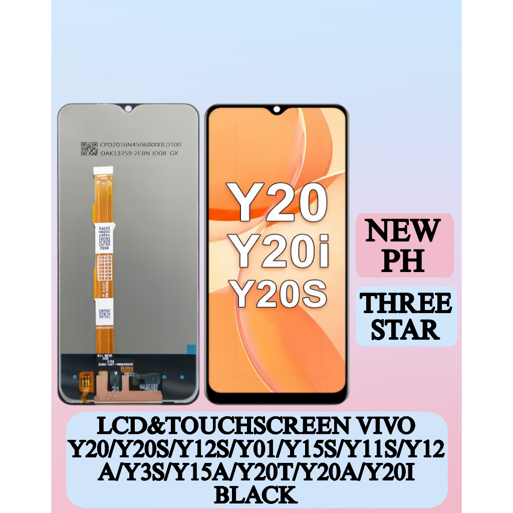 (PH BANDUNG) LCD VIVO Y12S Y15S Y20/Y20i/Y20S/Y20A/Y20-2021 / lcd vivo y12s