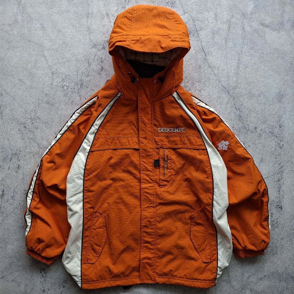 Snowboard Outdoor Jacket Descente (Orange/White)