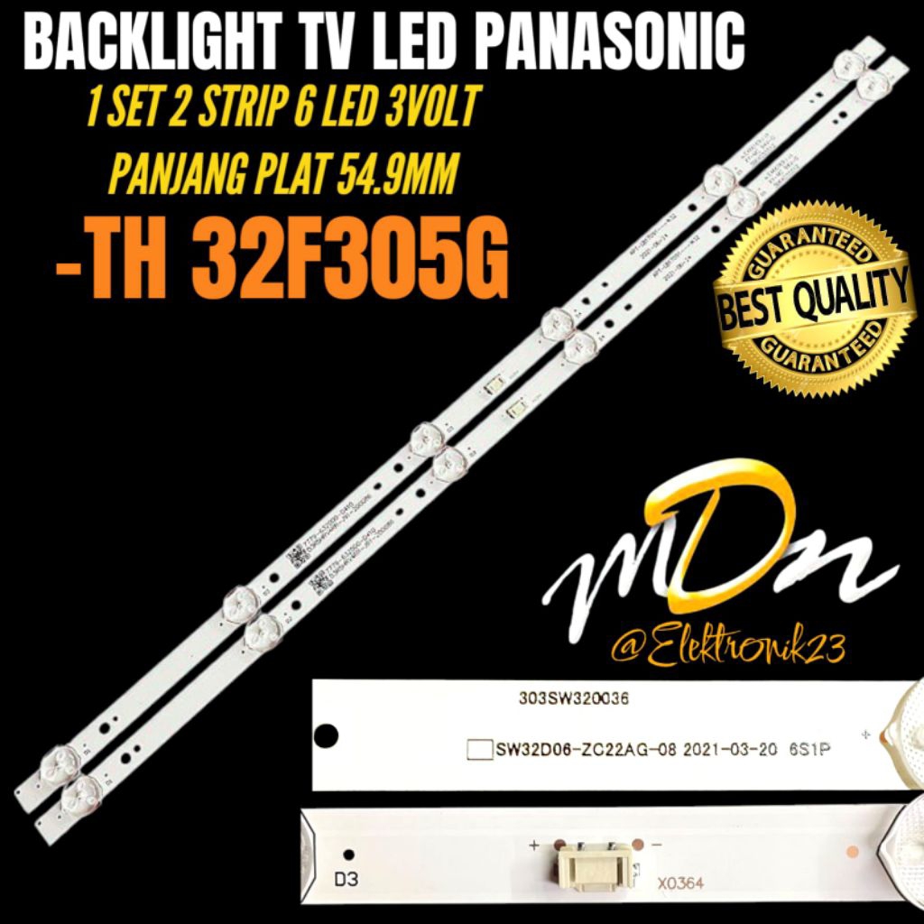 BACKLIGHT TV LED PANASONIC 32 INCH TH-32F305G BACKLIGHT TV LED 32 INCH
