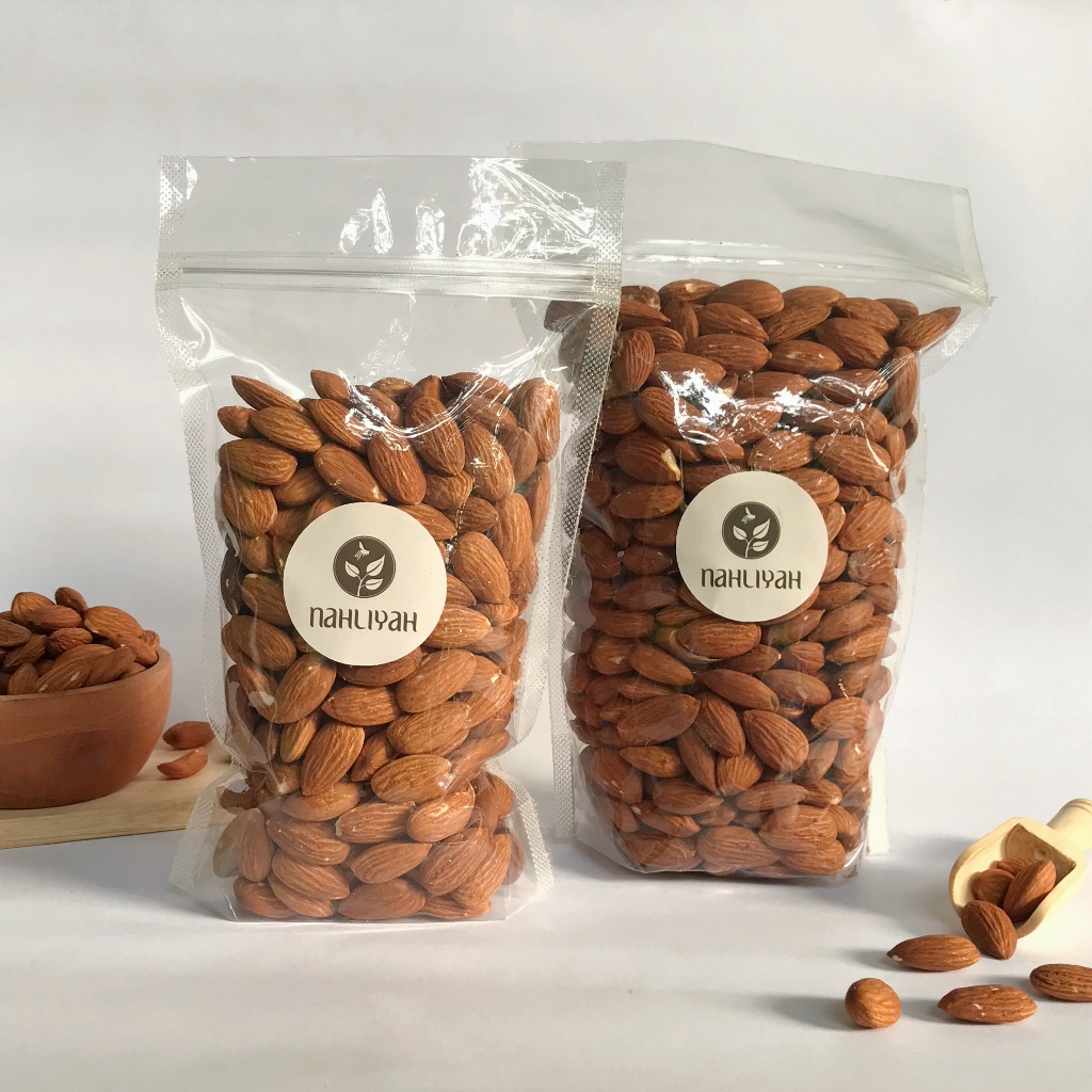 

Kacang Almond Roasted Rasa Susu Gurih Renyah Premium Import 500 Gram
