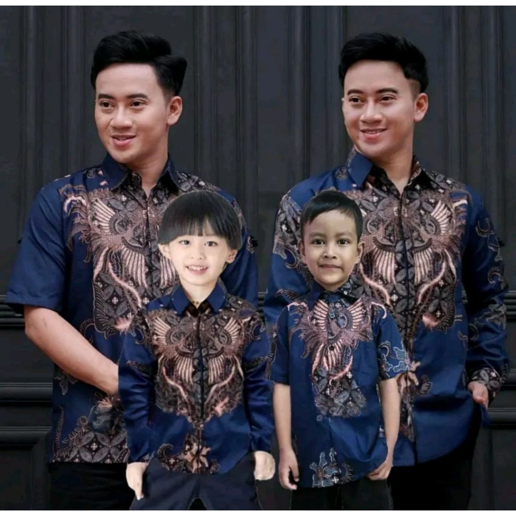 TERBARU BATIK PRIA KEMEJA BAJU BATIK COWOK LAKI LAKI DEWASA BATIK AYAH DAN BATIK ANAK LAKI LAKI SERA