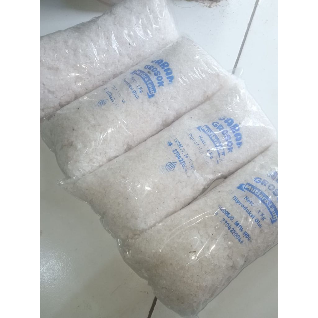 garam ikan garam grosok garam masak garam