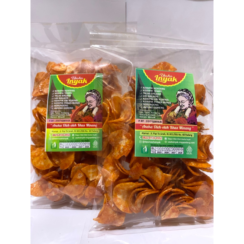 

Keripik Sanjai Bulat, Keripik Usaha Inyak