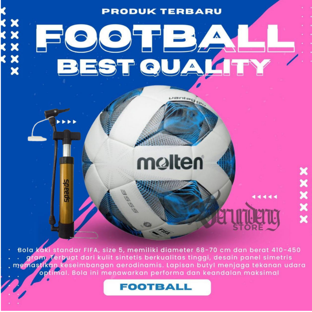 MOLTEN bola futsal molten 1500 ORIGINAL bola futsal size 4 molten