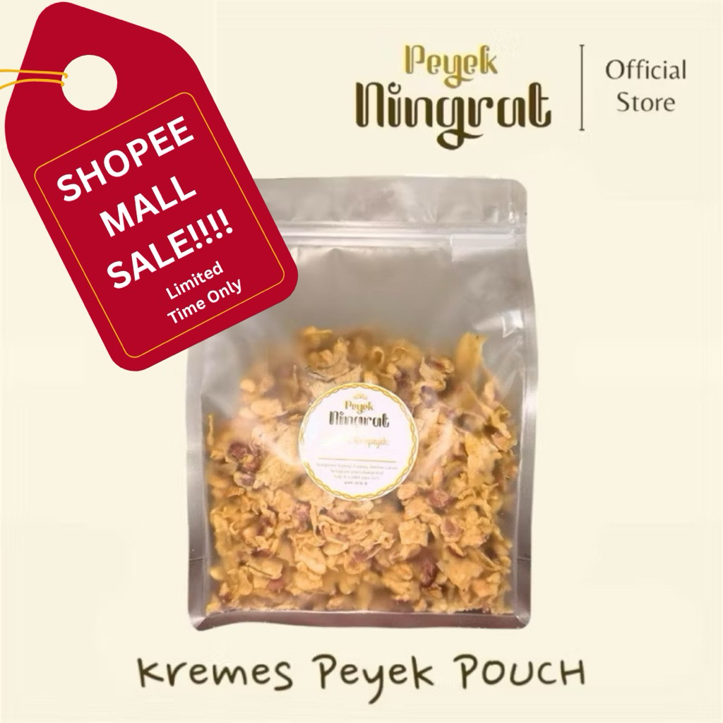 

PEYEK NINGRAT - Kremes Rempeyek POUCH Semua Varian