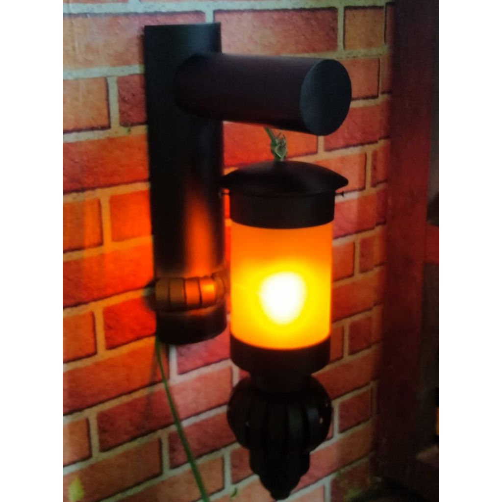 lampu hias obor api model gantung