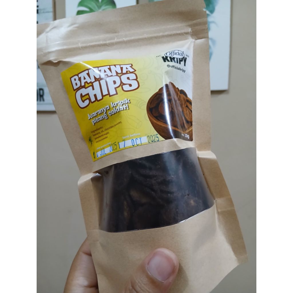 

Banana Chips Coklat - Kripik Pisang Coklat Juara! by Official Kripy
