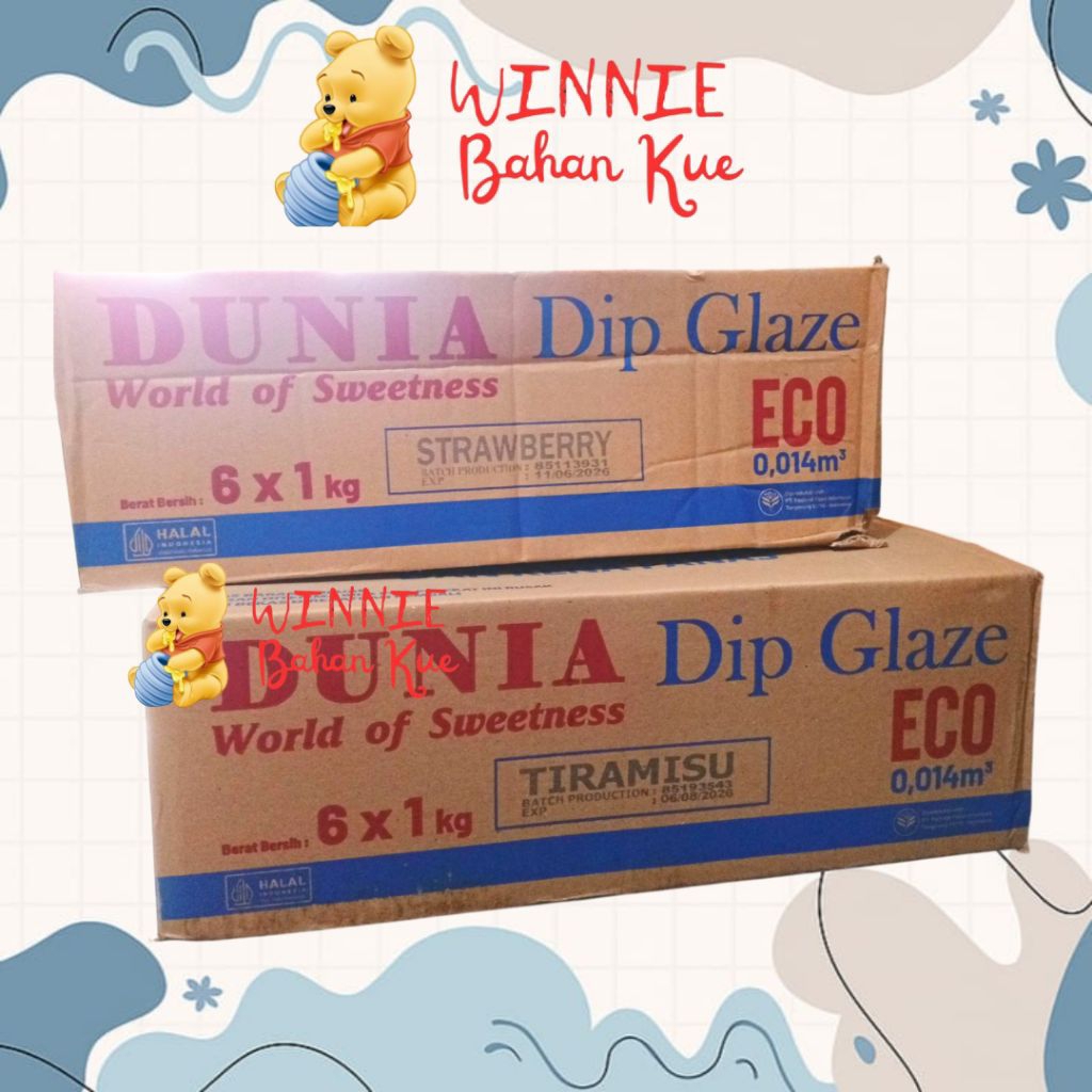 

Glaze Dunia Eco 1kg (Dus) | Dunia Dip Glaze Eco 1kg