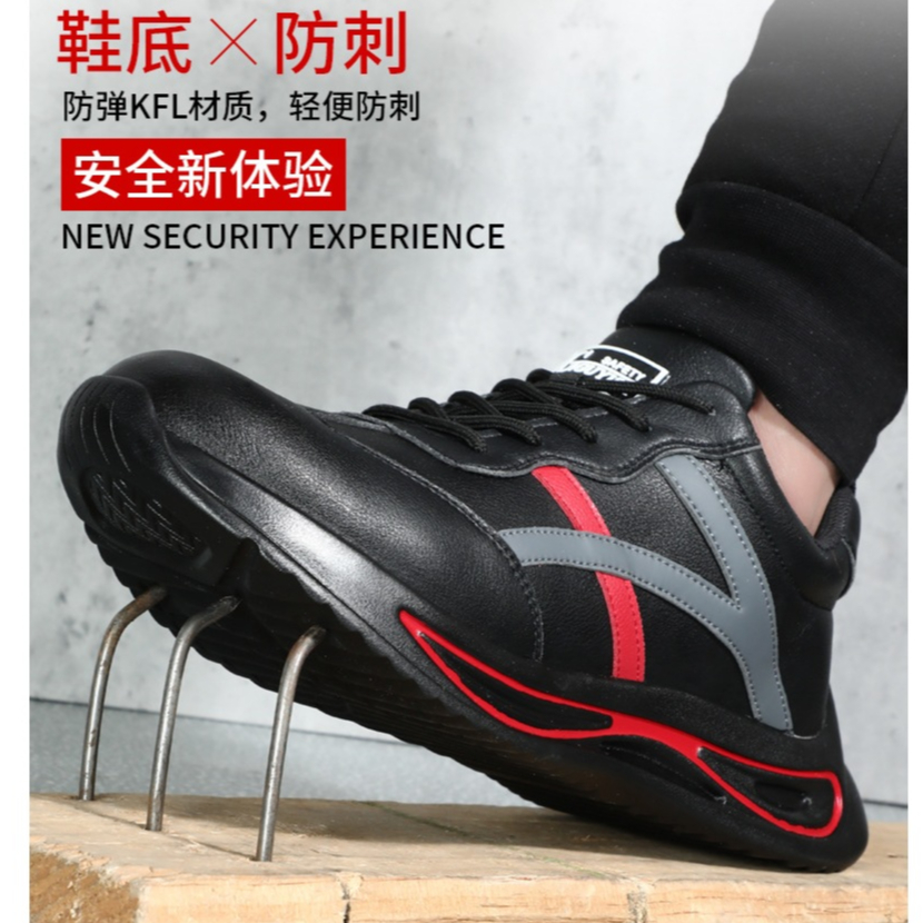 sepatu safety slip on safety jogger yukon navy original