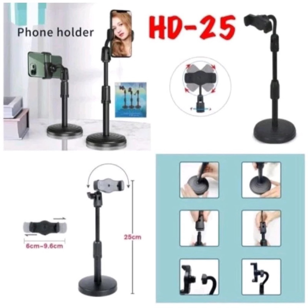 Stand holder hp model tinggi ( HD 25 )