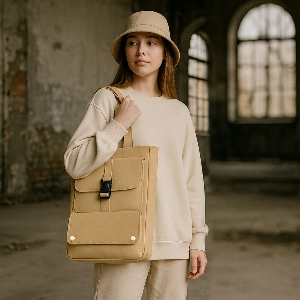 Tas Totebag MJ02 - Totebag Pria/Wanita Totebag Resleting Totebag Casual