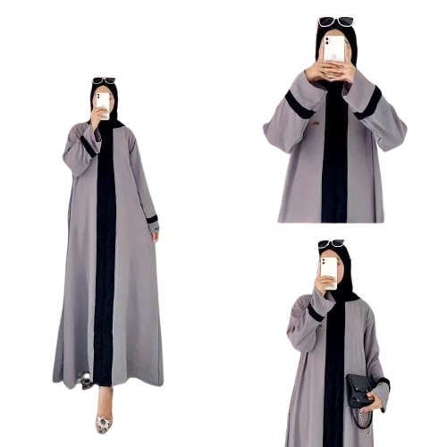 ABAYA TURKI BASIC WANITA // GAMIS ABAYA TURKI STYLE // DRESS WANITA KEKINIAN