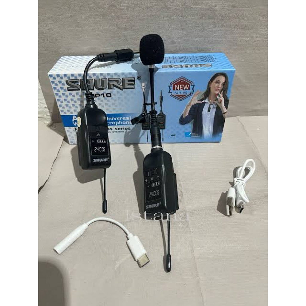 mic wireless kancing / mic wireless jepit / microphone jepit wireless uhf
