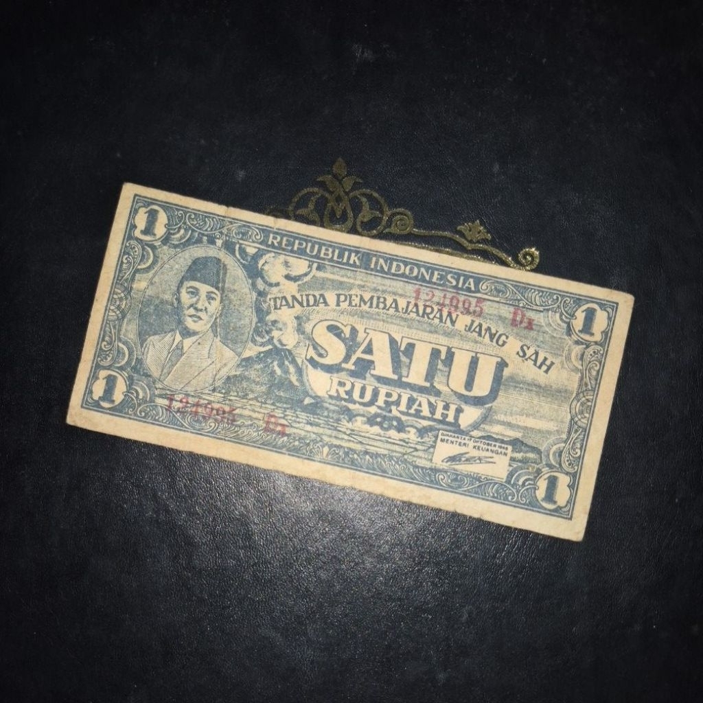 Uang Kuno Seri ORI Pecahan 1 Rupiah Tahun 1945