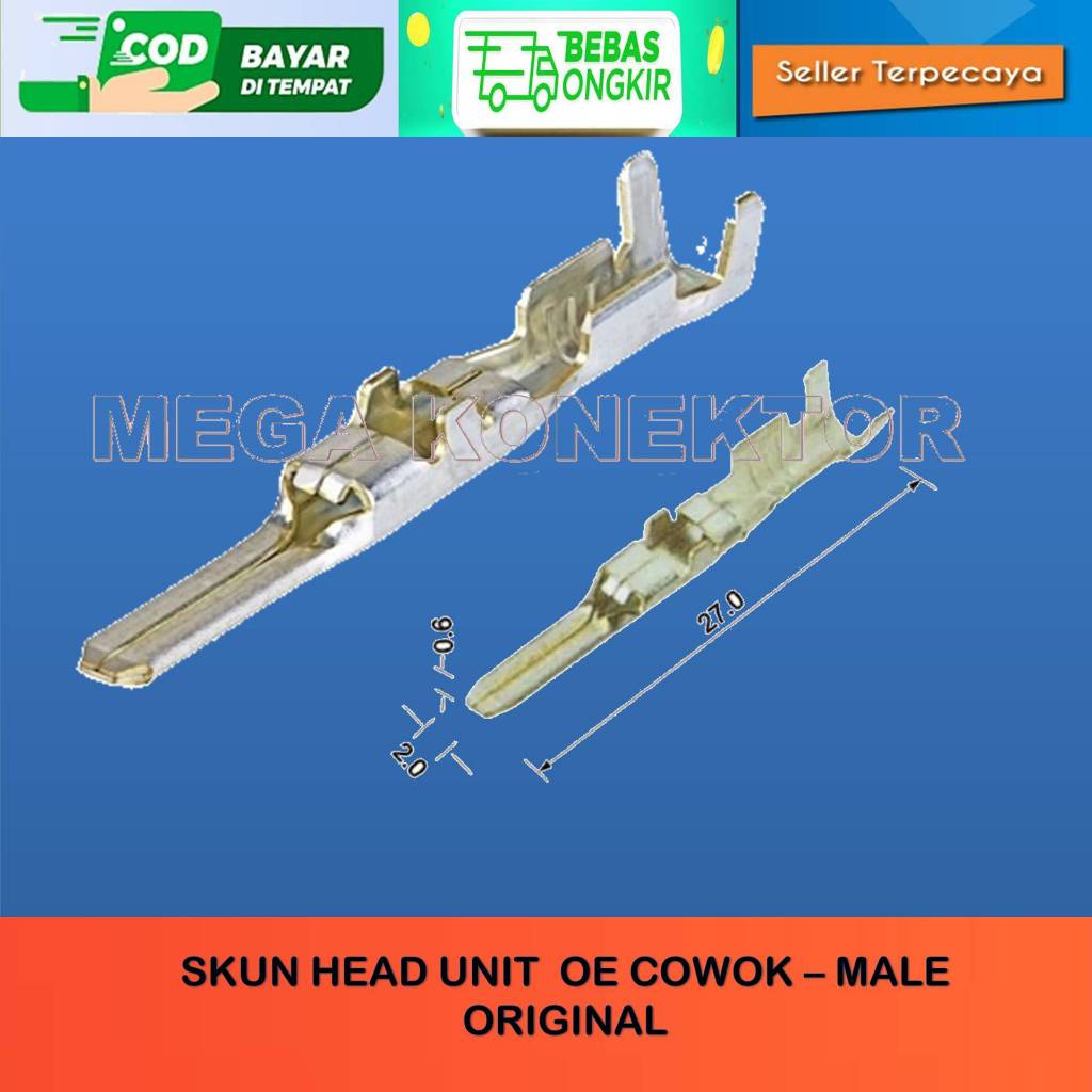 SKUN SEKUN KABEL SOKET POWER WINDOW HEAD UNIT HU TAPE MOBIL SKUN SEKUN MALE / SKUN SEKUN HEAD UNIT