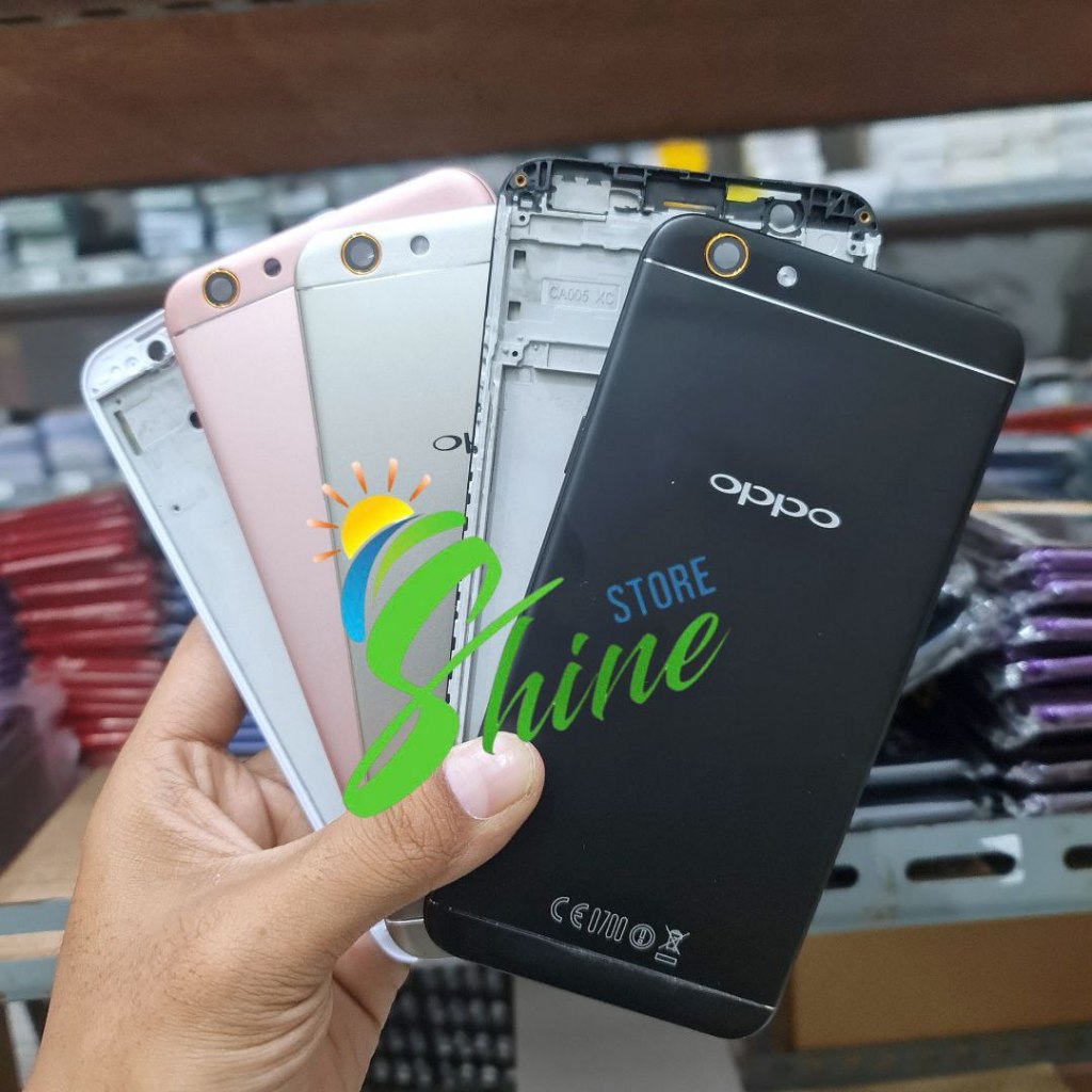 Casing Housing Fullset HP Oppo F1S A59 A1601 CPH1601 Backdoor + Frame LCD Bekdor Kesing Full Set