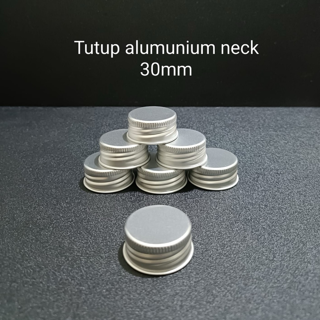Tutup ulir aluminium neck 30mm