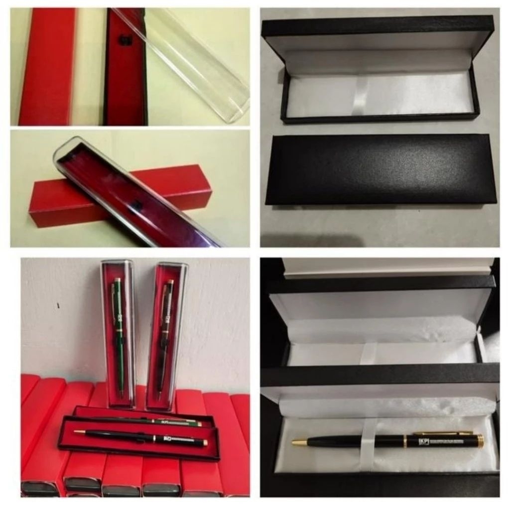 

Box Pen/Box Pulpen/1 Set Box Pulpen + Pen Metal Slim FREE GRAFIR LOGO/Box Merah/Box Premium/Souvenir Pen Metal Box/Hampers Seminar Kit