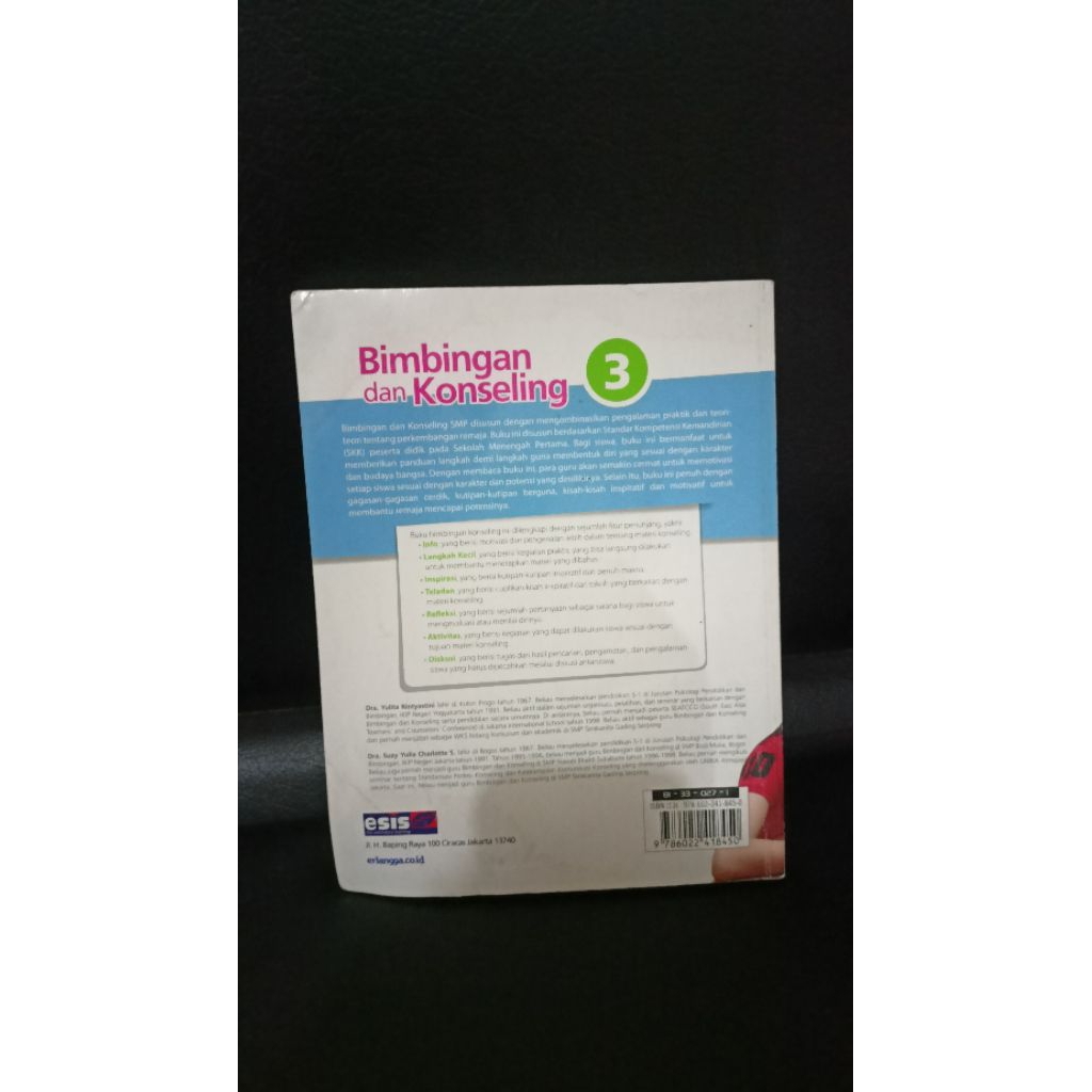 Buku cetak Bimbingan Konseling, BK SMP kelas 9