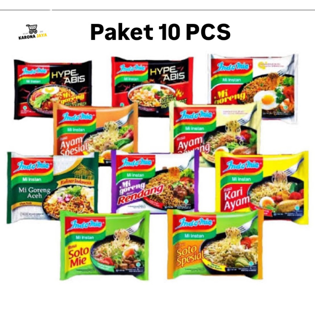 

Indomie All Varian [10 Bungkus]