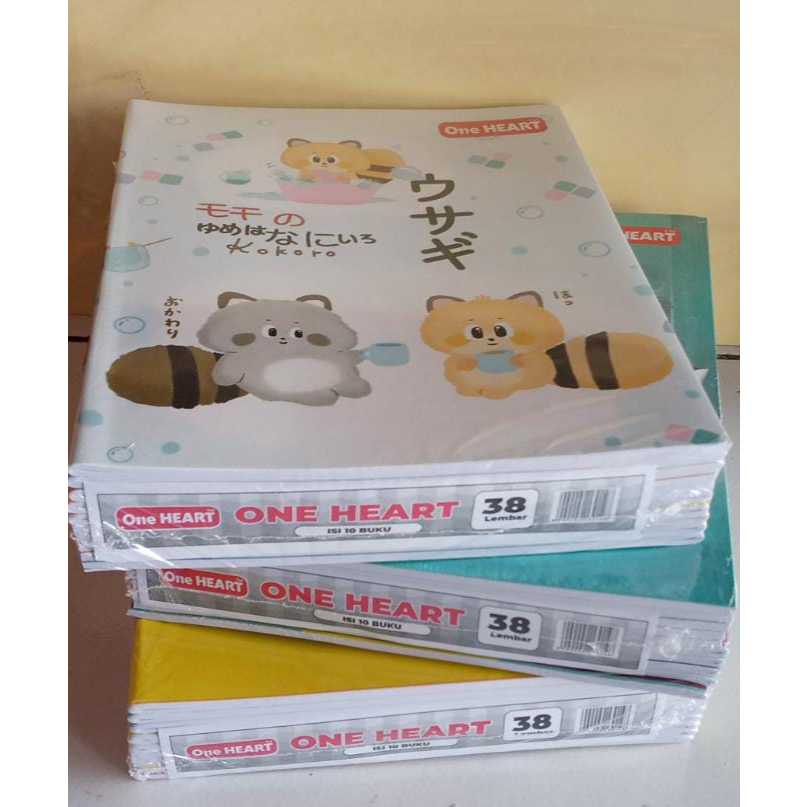 

Buku Tulis One Heart 38 Lembar 1 Pack